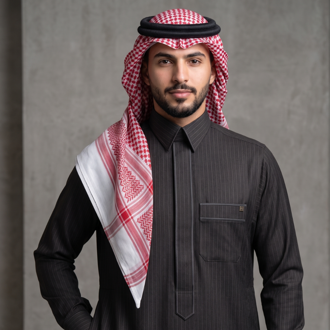 Modern Cotton-Wool Thobe The Modern Cotton-Wool Thobe - Image 1