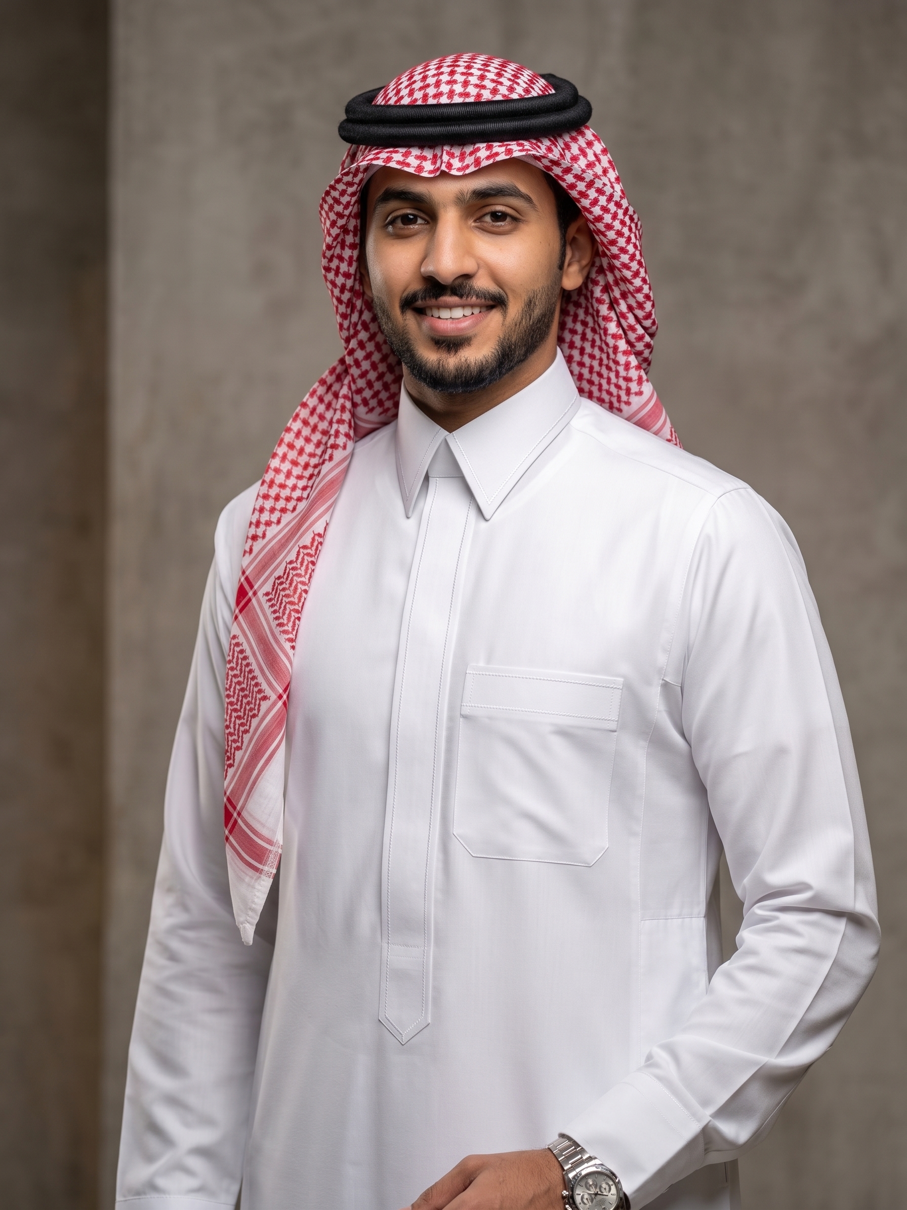 تفاصيل خياطة ثوب رجالي من نمق مع الاهتمام بالياقة والأزرار